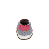 Polka Dot Polly Soft Soles Grey, back view