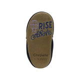 Crayola® Rise Above Soft Soles in Navy, bottom view