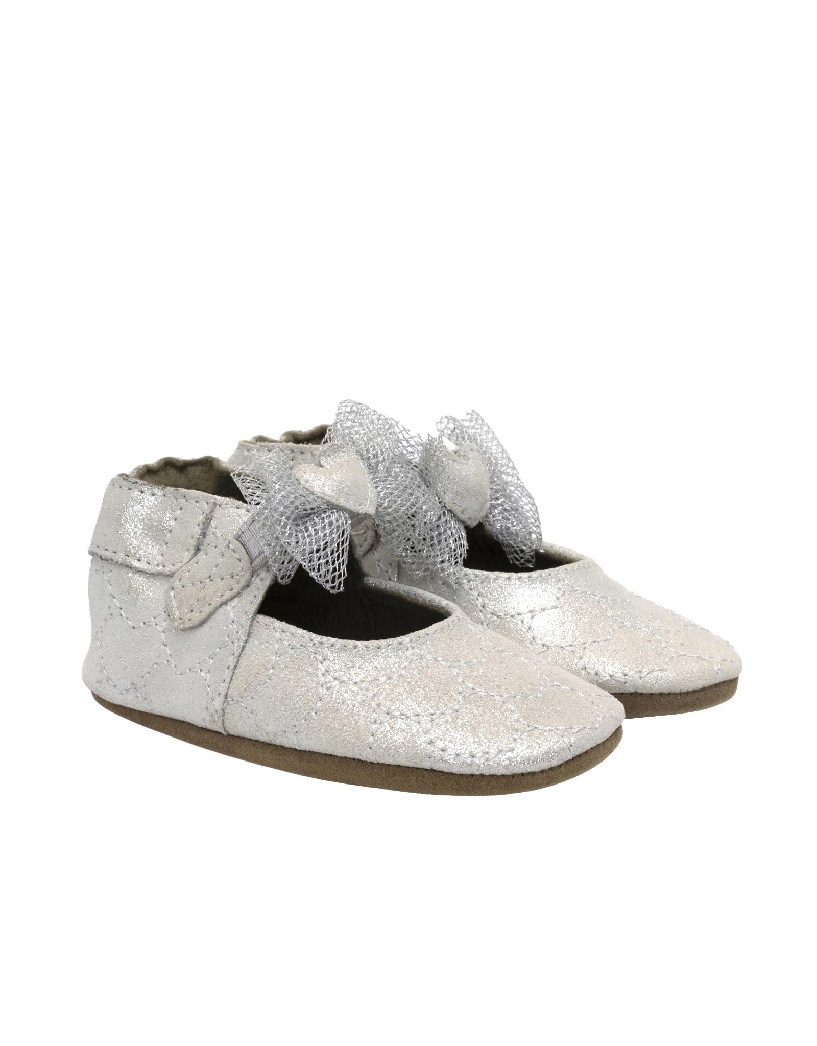 Desiree Soft Soles in Silver, perspective view