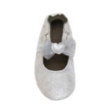 Desiree Soft Soles in Silver, top view