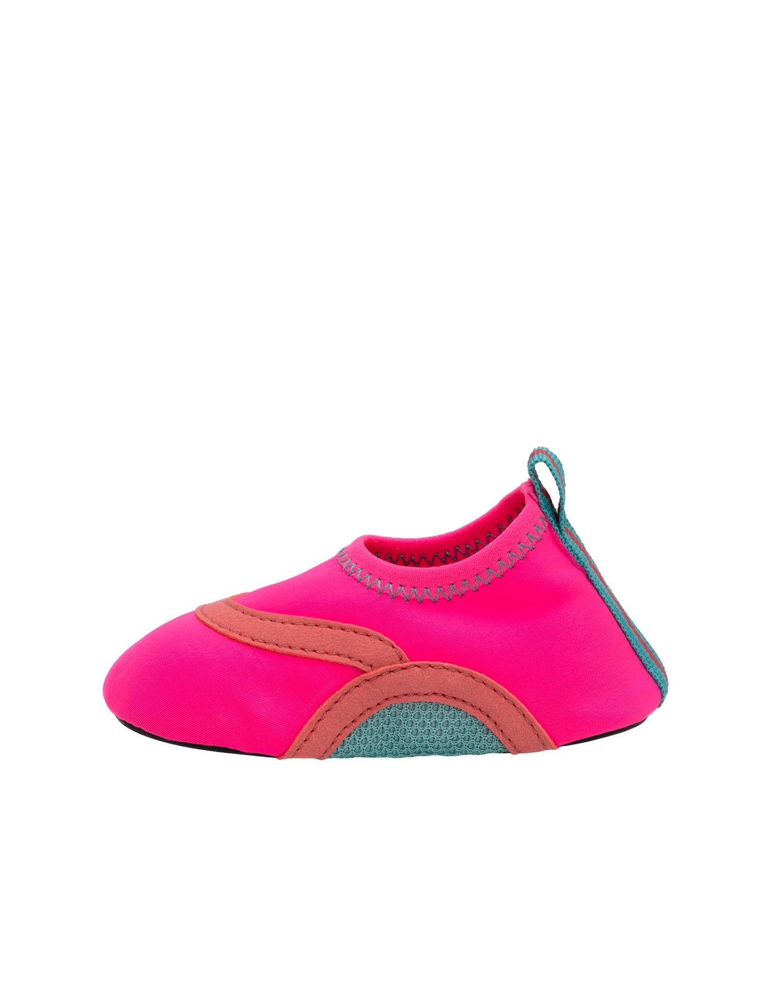 Scuba Aqua Shoes in Bright Pink, side view