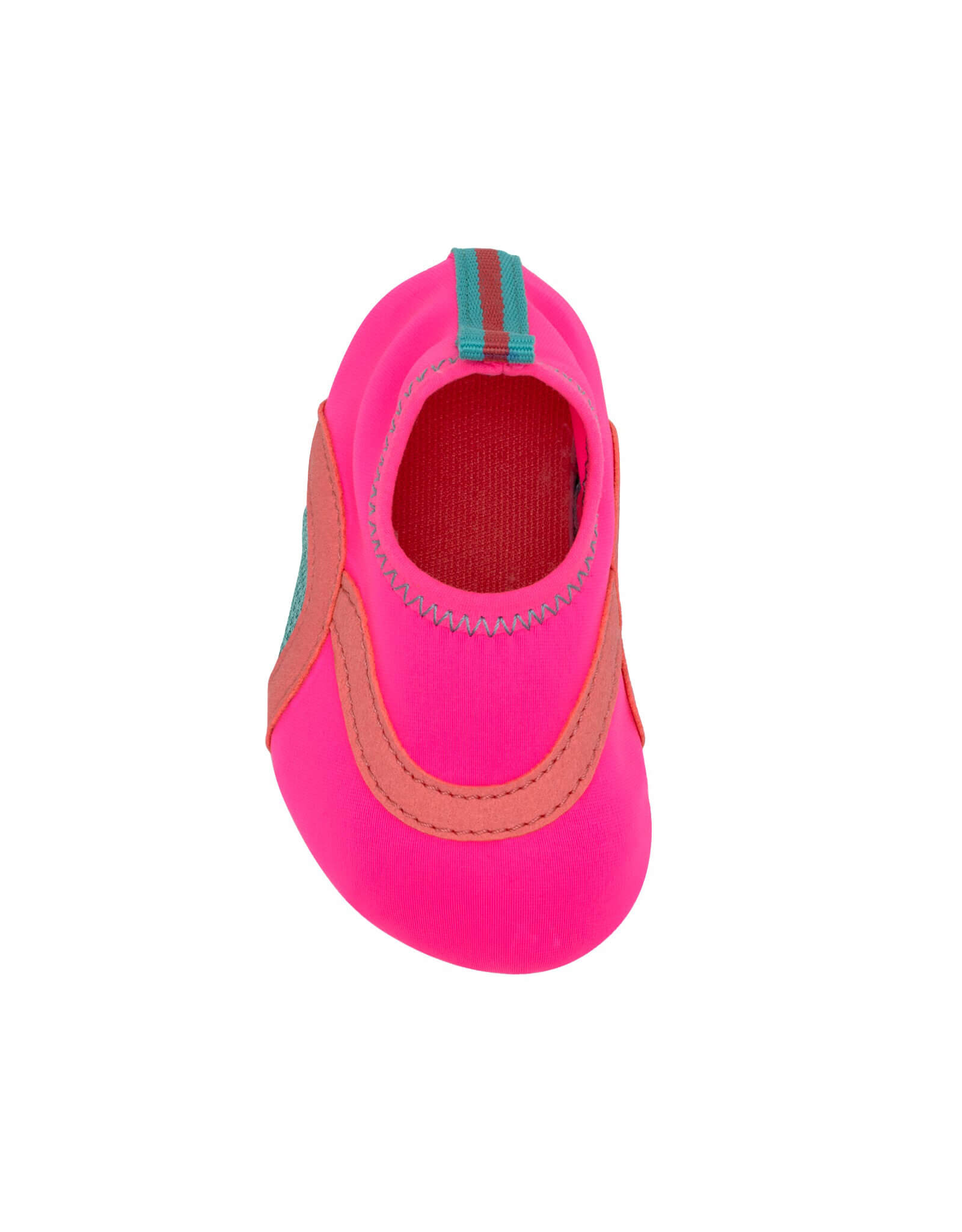 Scuba Aqua Shoes in Bright Pink, bottom view