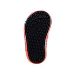 Jelly Fish Aqua Shoes in Coral, bottom view