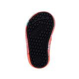 Jelly Fish Aqua Shoes in Coral, bottom view