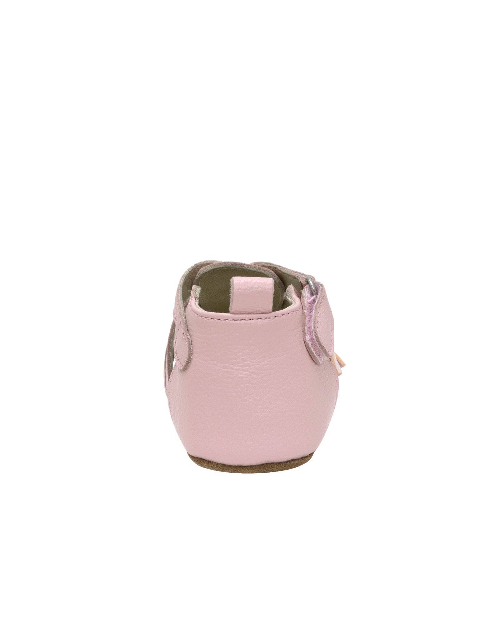 Mariposa First Kicks Sandals in Light Pink, back view