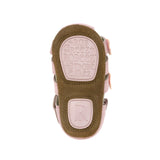 Mariposa First Kicks Sandals in Light Pink, top view