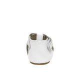 Mariposa First Kicks Sandals in White, back view