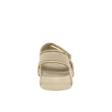 River Gem Sandals in Champagne, back view