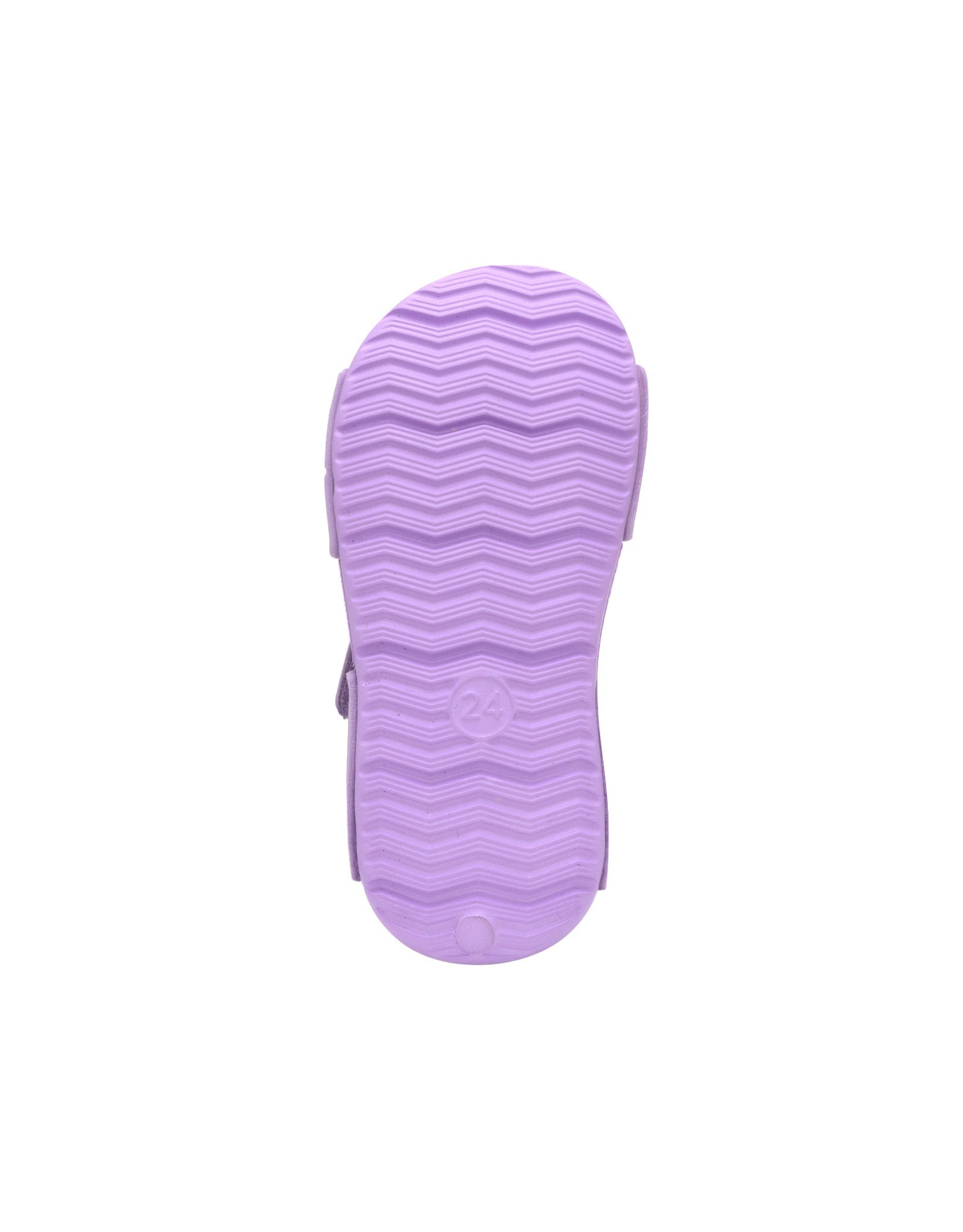 River Gem Sandals in Lavender, top view