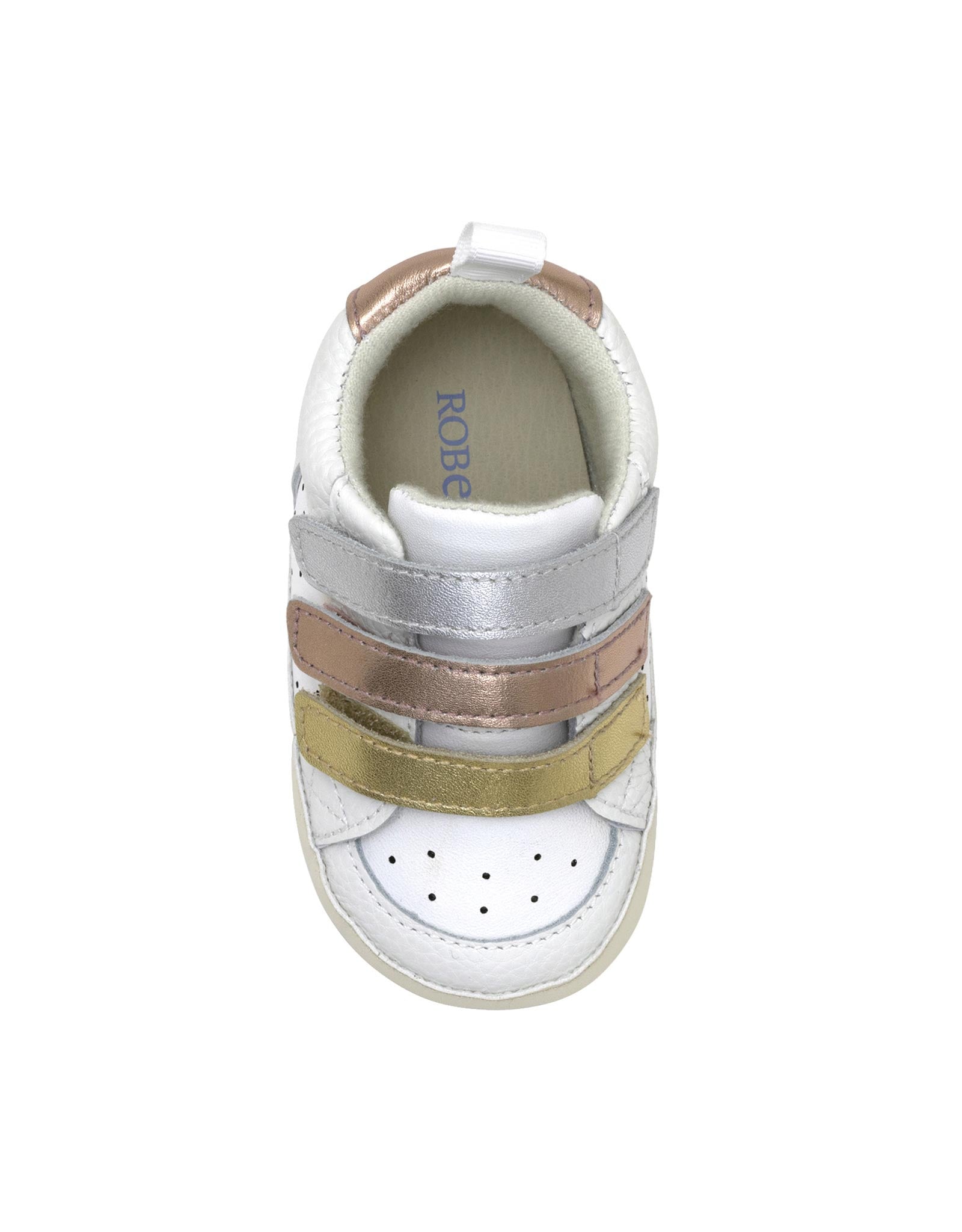 Novie First Kicks in White, top view