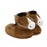 Meadow Light-up Slippers in Brown, perspective view