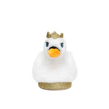 Swan Princess Light-up Slippers in White, front view