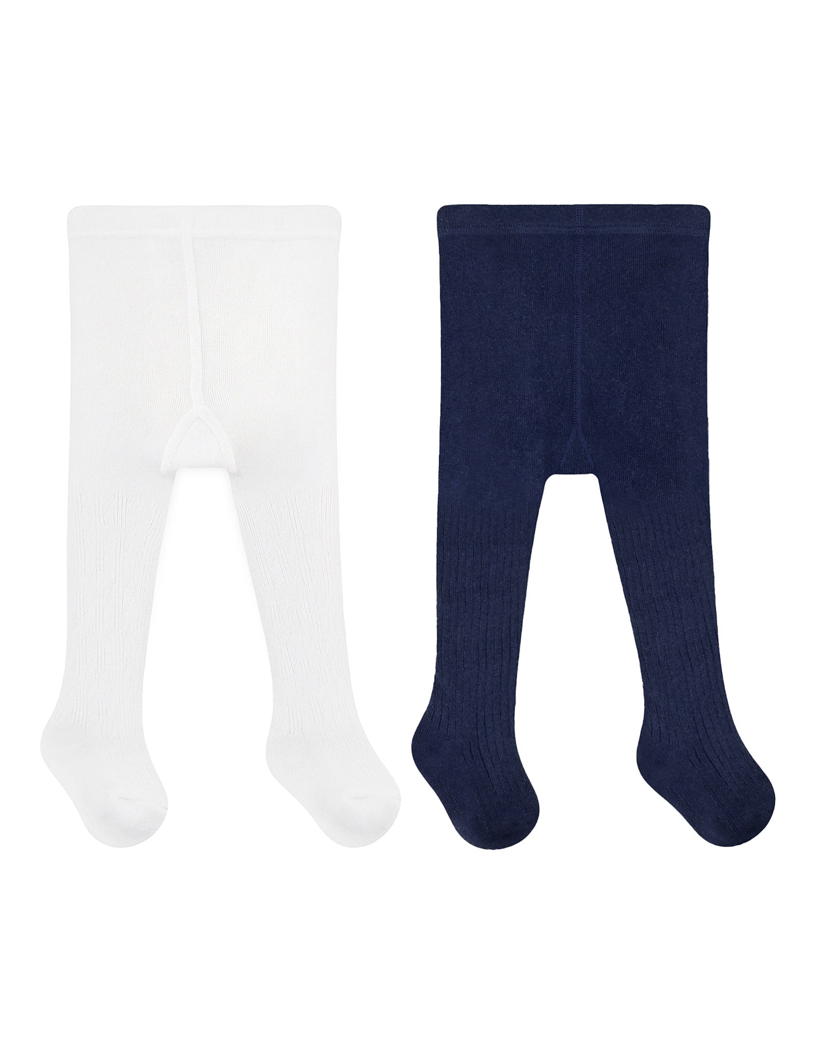 Britany Heavyweight 2-Pack Tights for Infant and Toddler, flat lay