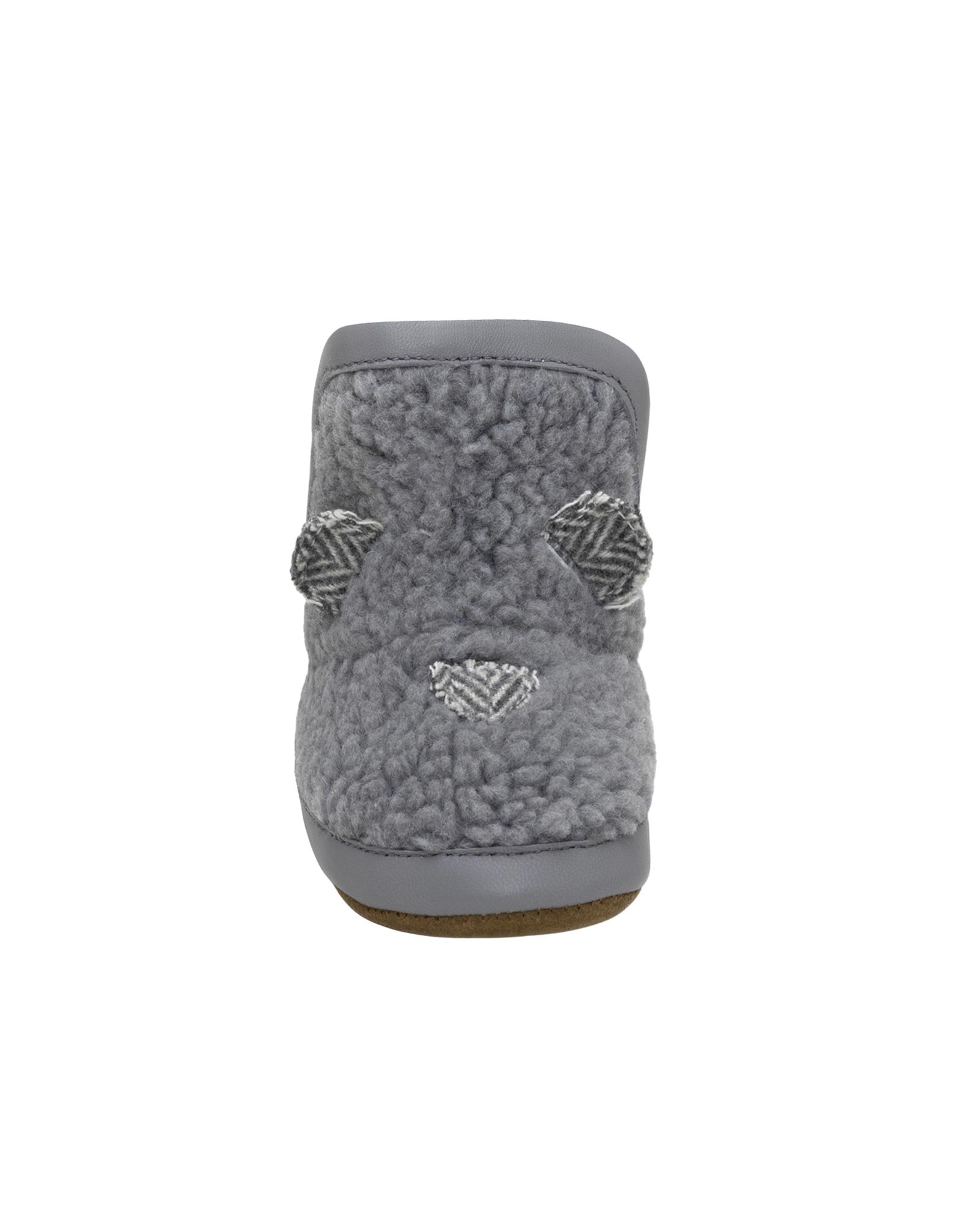 Wren Soft Sole Boots in Grey, front view