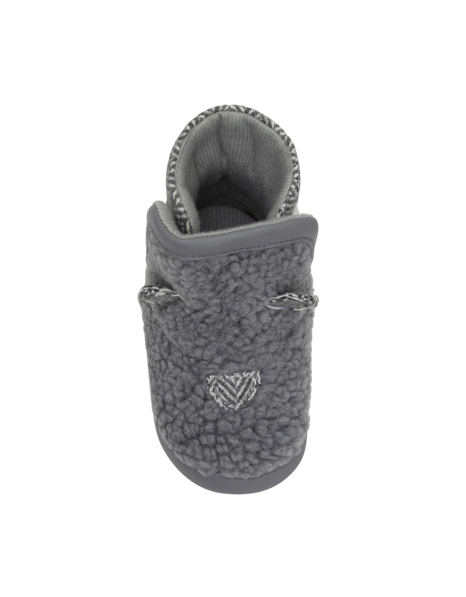 Wren Soft Sole Boots in Grey, top view