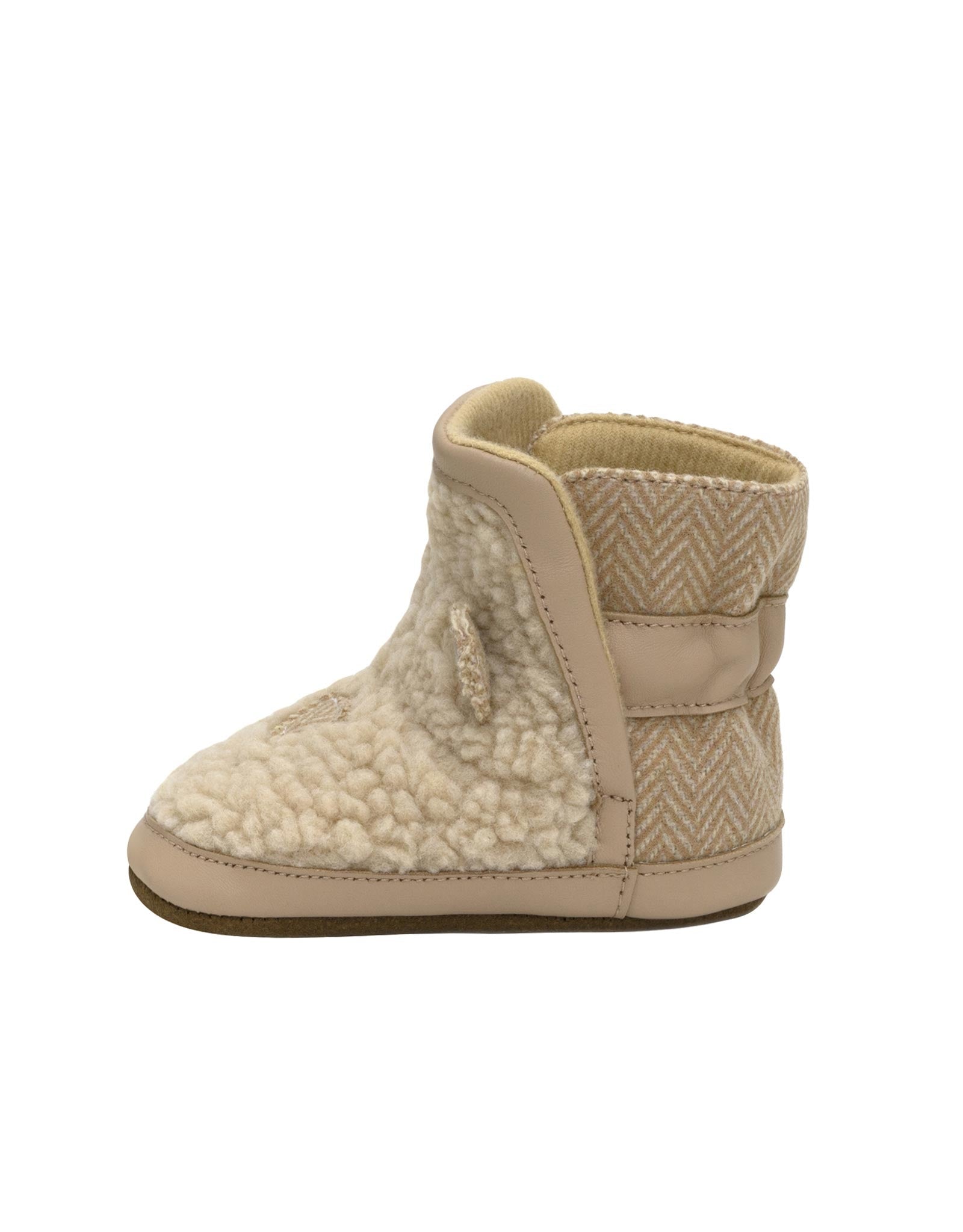 Wren Soft Sole Boots in Tan, side view
