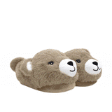 Cuddles Light-up Slippers in Tan, perspective view