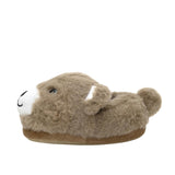Cuddles Light-up Slippers in Tan, side view