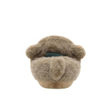 Cuddles Light-up Slippers in Tan, back view