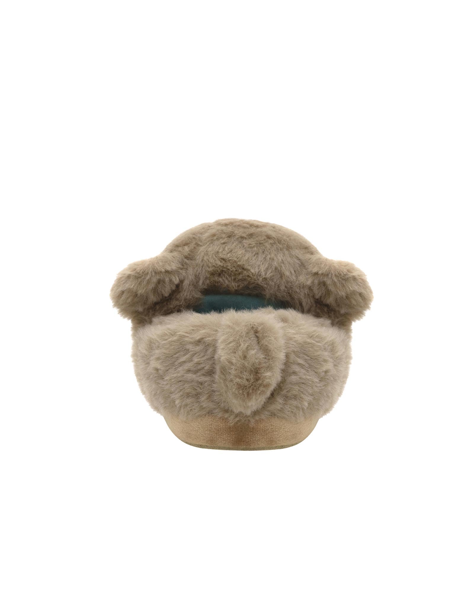 Cuddles Light-up Slippers in Tan, back view