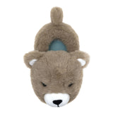 Cuddles Light-up Slippers in Tan, top view