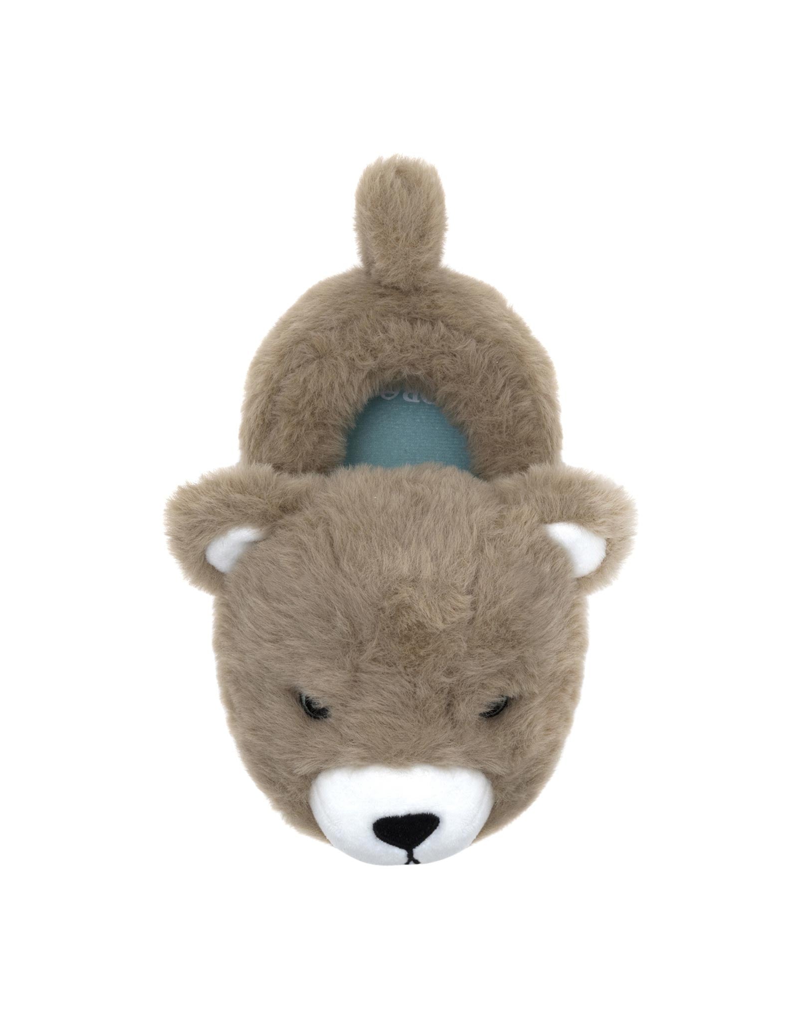 Cuddles Light-up Slippers in Tan, top view