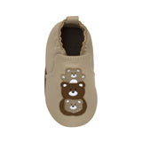 Bear Hugs Soft Soles in Tan, top view