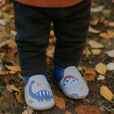 Dino Pals Soft Soles Grey