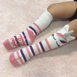 Rainbow Unicorn Cozies 3-Pack Crew Socks Pastel for Toddlers and Kids