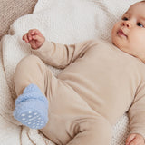 Sherpa Snap Booties Light Blue