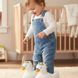 Swan Princess Light-Up Slippers White