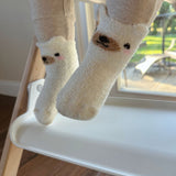 Sweet Bear 3-Pack Baby Socks Tan
