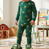 Tractor Light-Up Slippers Green