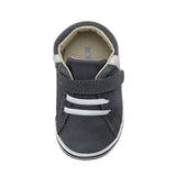 Adam First Kicks Grey Leather, top view