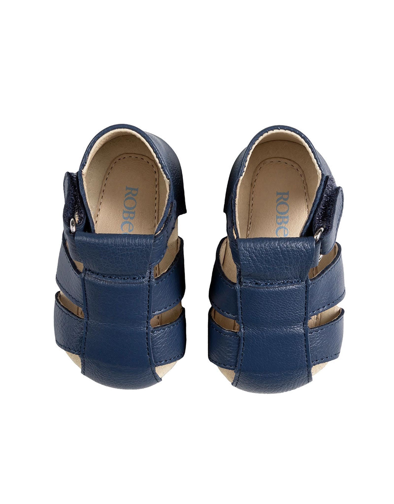 Matthew Sandals in Navy, top view