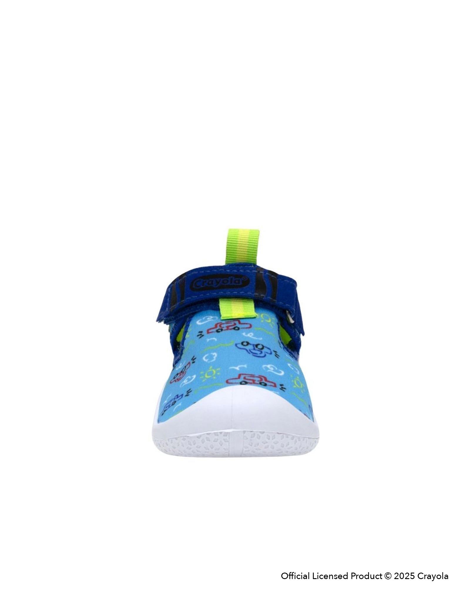 Crayola® Car Doodles Water Shoes in Blue, front view