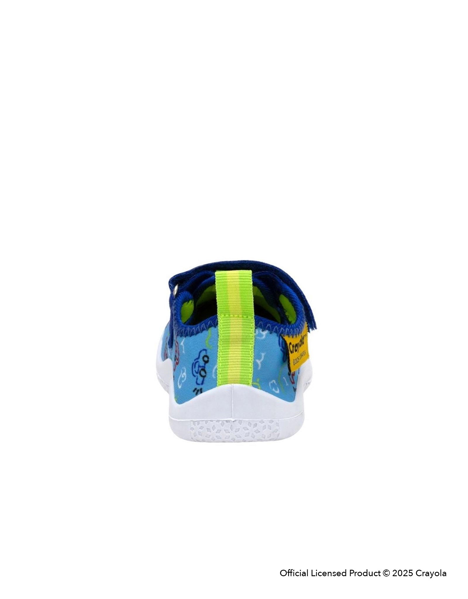 Crayola® Car Doodles Water Shoes in Blue, back view