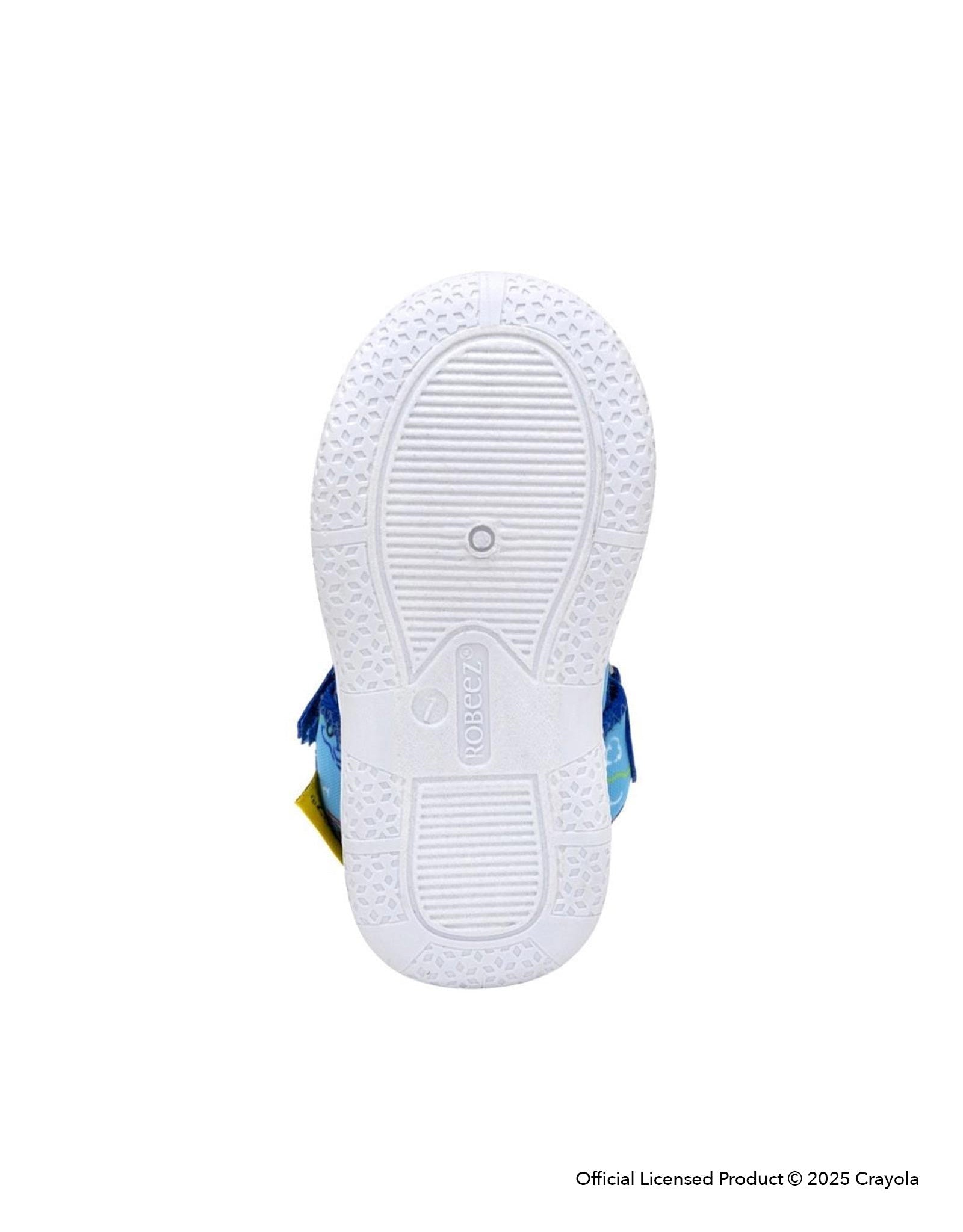 Crayola® Car Doodles Water Shoes in Blue, bottom view
