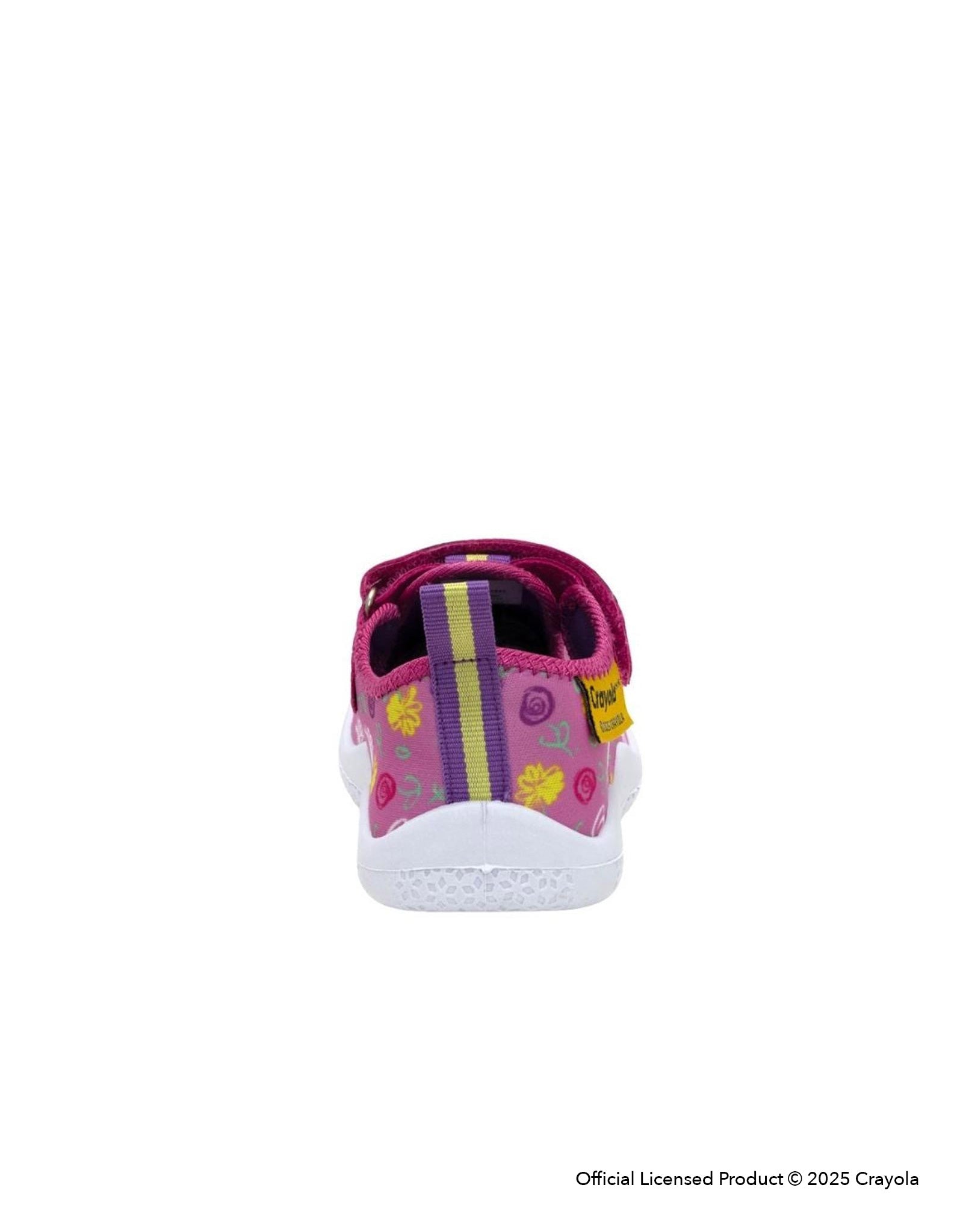 Crayola® Flower Doodles Water Shoes in Pink, back view