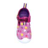 Crayola® Flower Doodles Water Shoes in Pink, top view