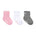 Robeez Girly Girl Basics Socks 3-Pack, flat laid