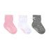 Robeez Girly Girl Basics Socks 3-Pack, flat laid