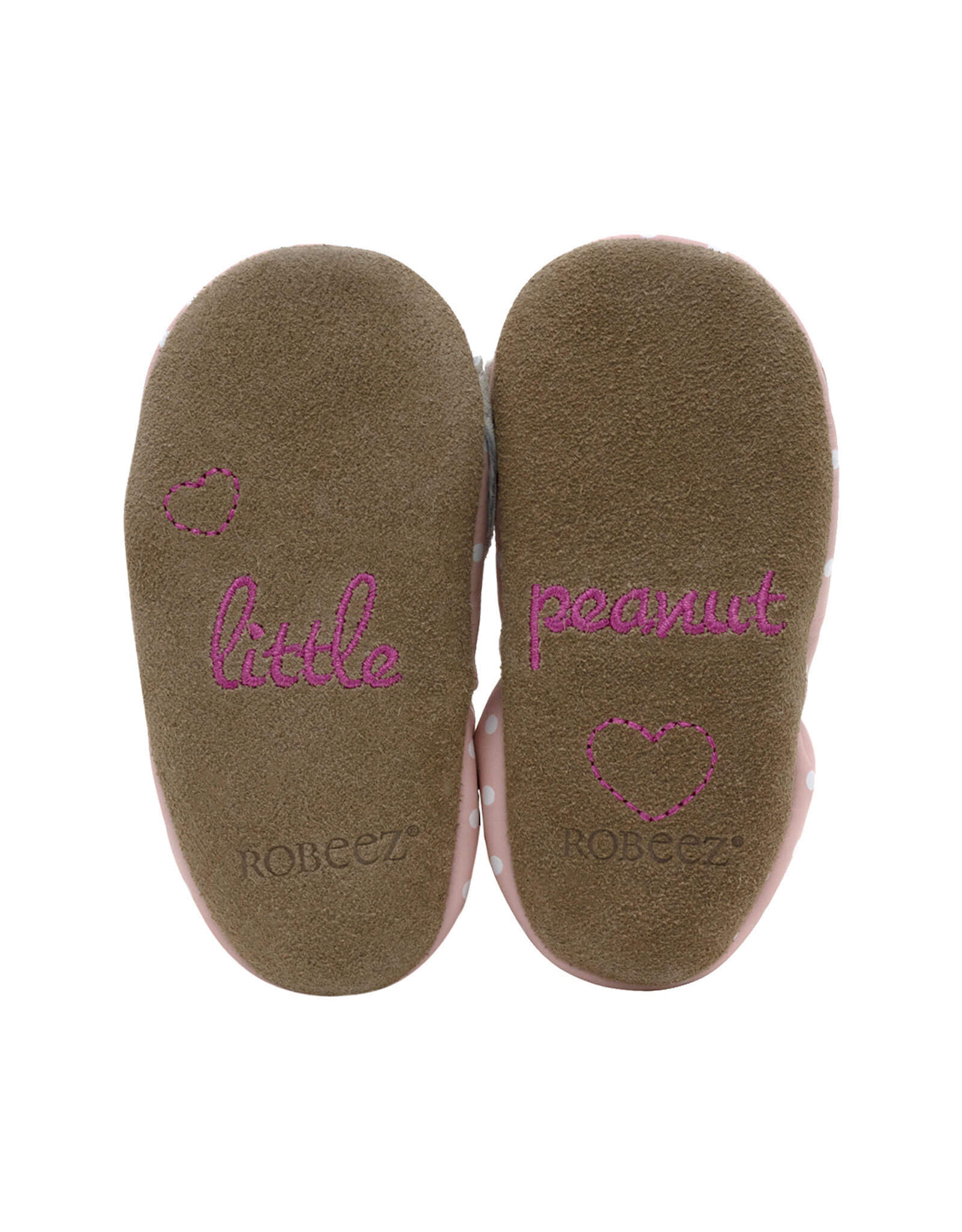 Little Peanut Soft Soles Pink, bottom view