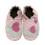 Little Peanut Soft Soles Pink, top view