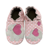 Little Peanut Soft Soles Pink, top view