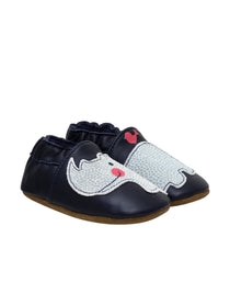 Friends Wrap Around Soft Soles Navy, perspective view