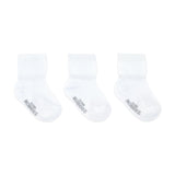 Herringbone Weaves Baby Socks 3-Pack, flat laid
