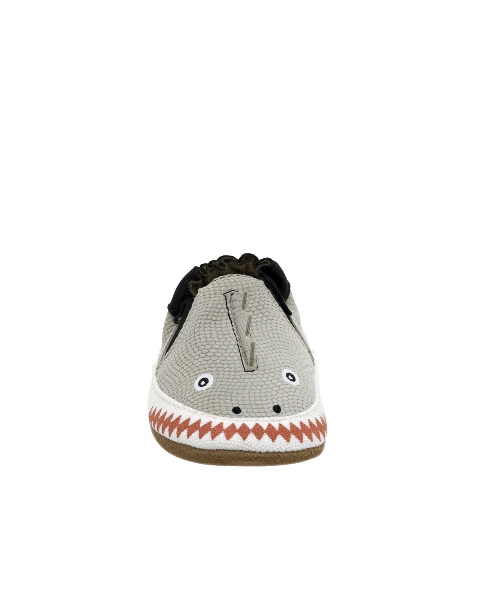 Dino Dan Soft Soles Grey, front view