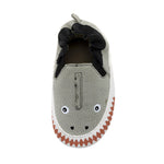 Dino Dan Soft Soles Grey, top view