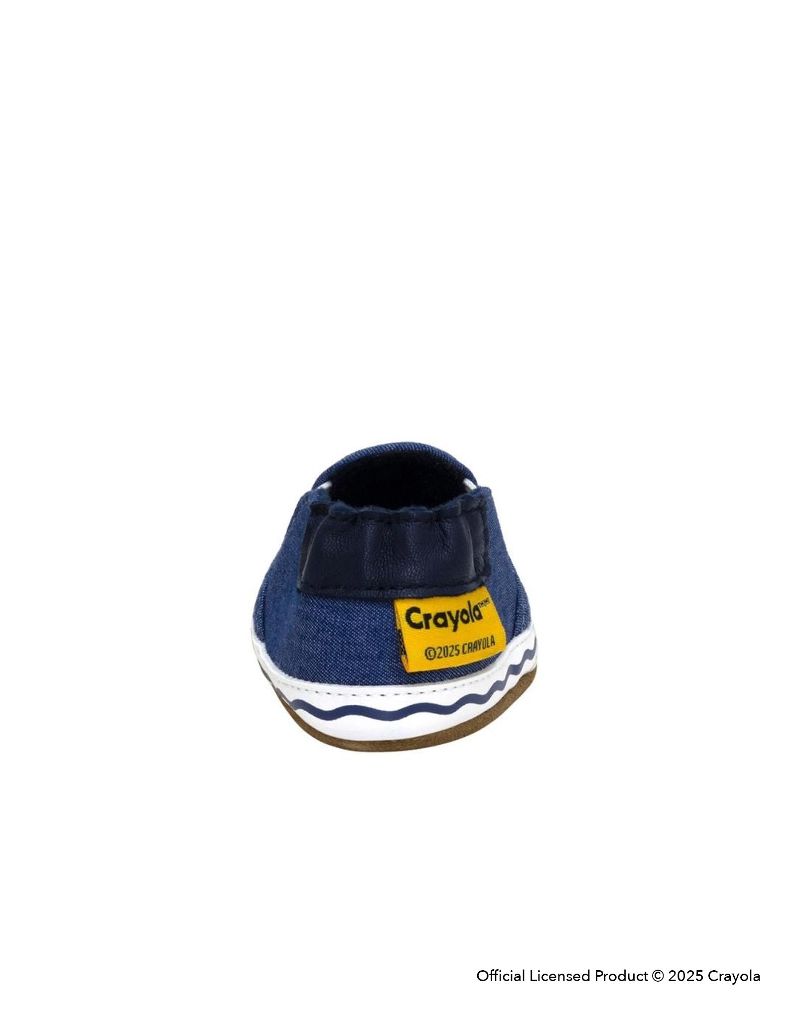 Crayola® Pals Soft Soles in Navy, bottom view